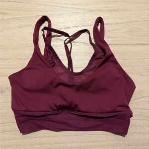 Alo Burgundy Sports Bra